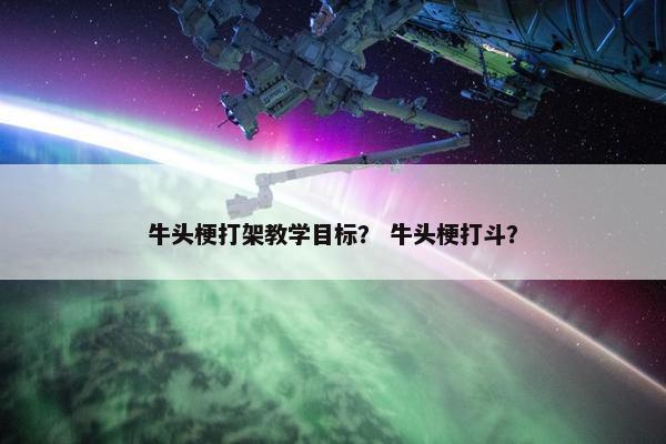 牛头梗打架教学目标？ 牛头梗打斗？