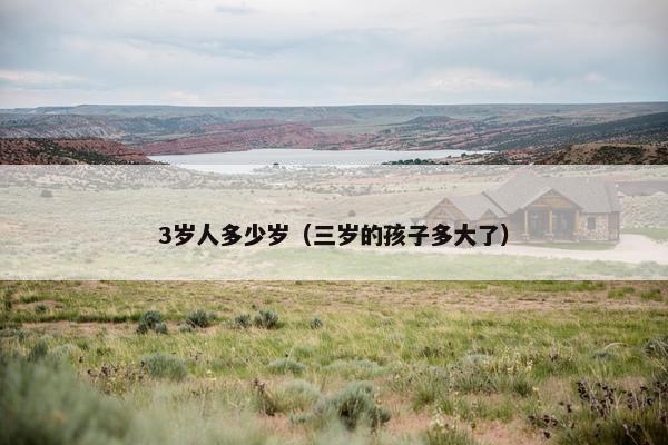 3岁人多少岁（三岁的孩子多大了）