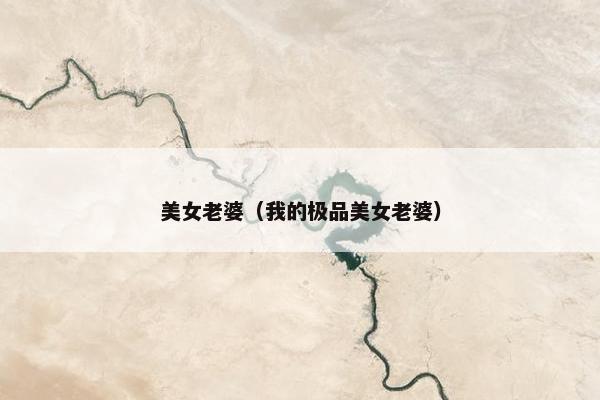 美女老婆（我的极品美女老婆）
