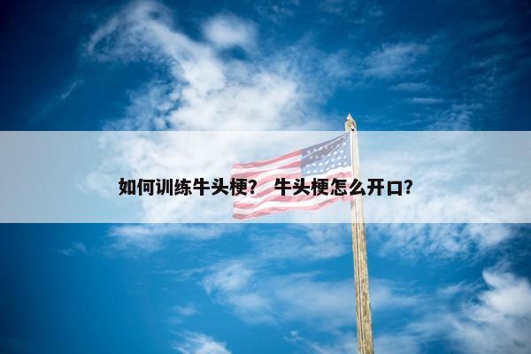 如何训练牛头梗？ 牛头梗怎么开口？