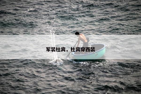 军装杜宾，杜宾穿西装