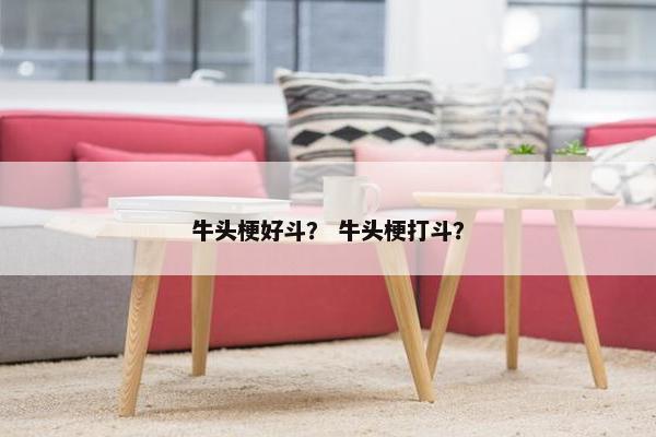 牛头梗好斗？ 牛头梗打斗？