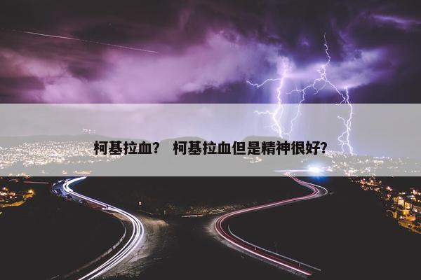 柯基拉血？ 柯基拉血但是精神很好？