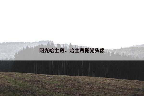 阳光哈士奇，哈士奇阳光头像