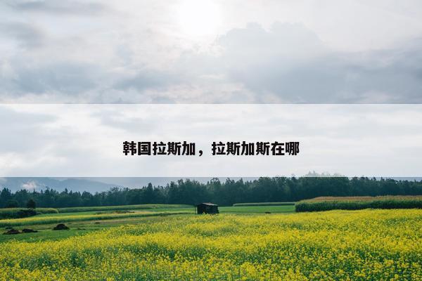 韩国拉斯加，拉斯加斯在哪