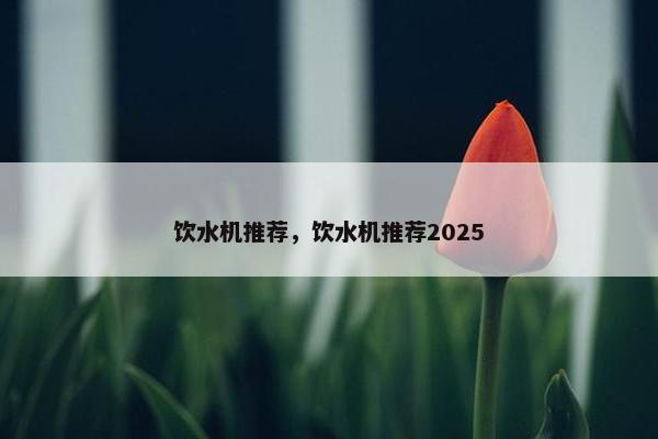 饮水机推荐，饮水机推荐2025