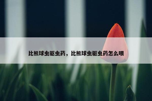 比熊球虫驱虫药，比熊球虫驱虫药怎么喂