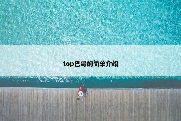 top巴哥的简单介绍