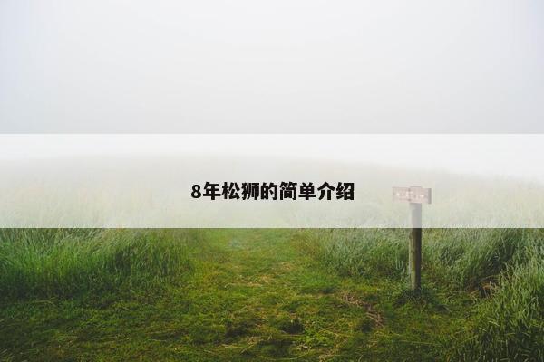 8年松狮的简单介绍