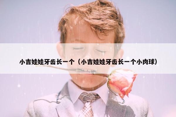 小吉娃娃牙齿长一个（小吉娃娃牙齿长一个小肉球）