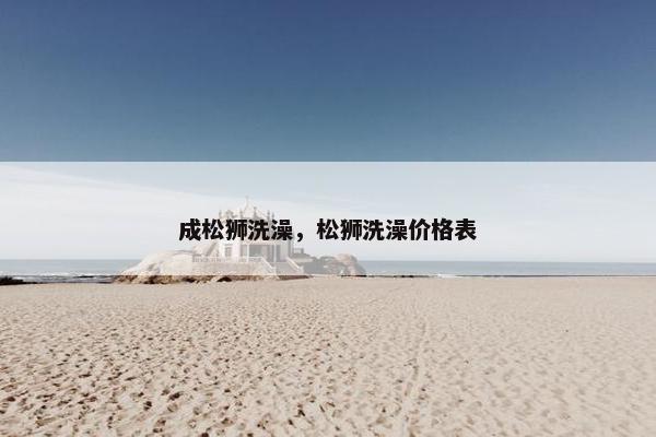 成松狮洗澡，松狮洗澡价格表