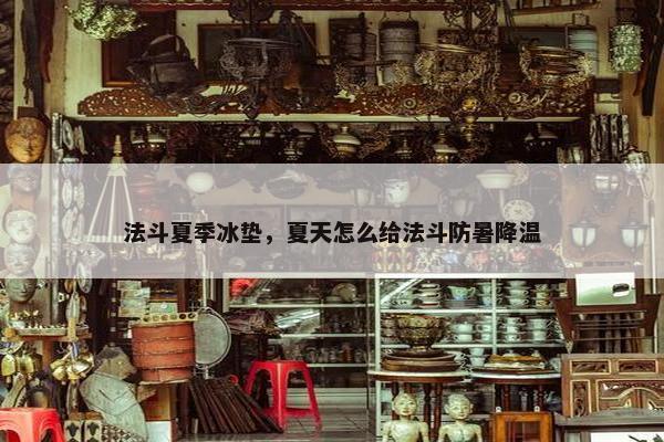 法斗夏季冰垫，夏天怎么给法斗防暑降温