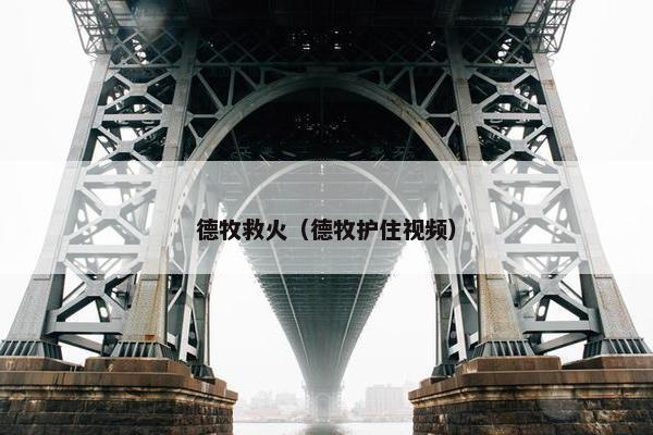 德牧救火（德牧护住视频）