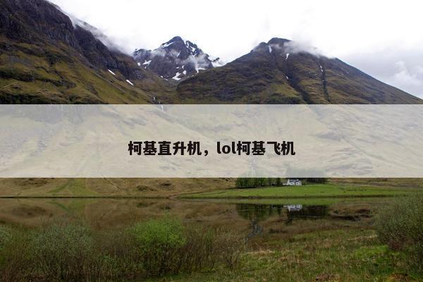 柯基直升机，lol柯基飞机