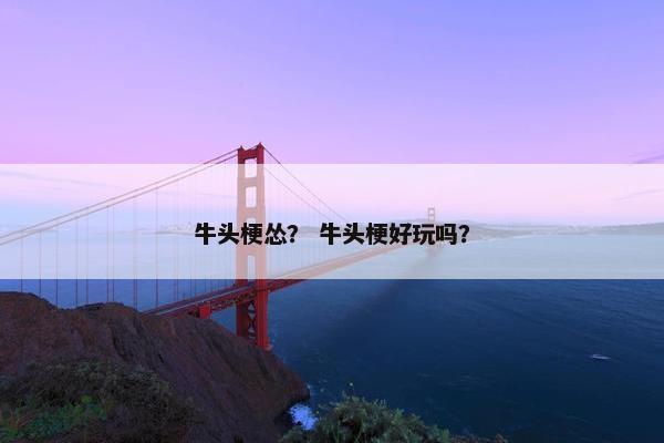 牛头梗怂？ 牛头梗好玩吗？