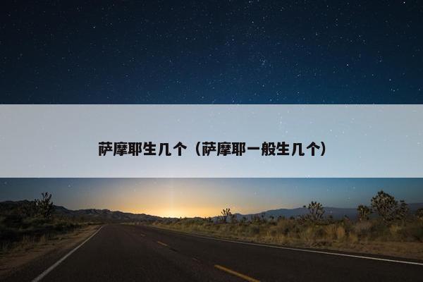 萨摩耶生几个（萨摩耶一般生几个）