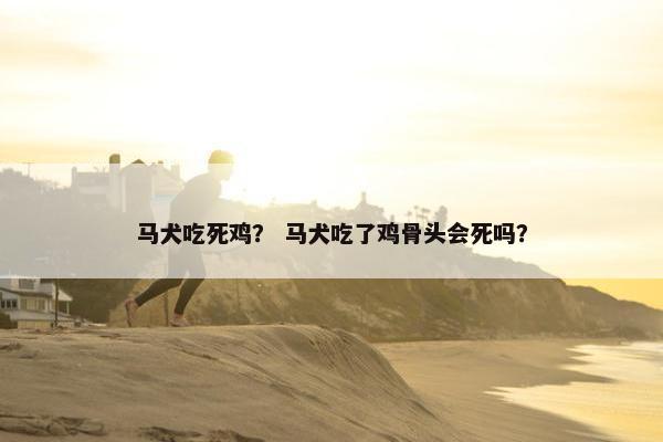 马犬吃死鸡？ 马犬吃了鸡骨头会死吗？