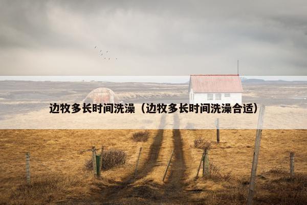 边牧多长时间洗澡（边牧多长时间洗澡合适）