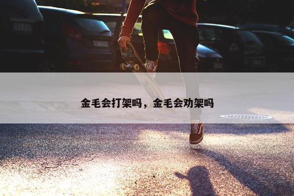 金毛会打架吗，金毛会劝架吗