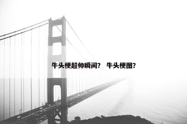 牛头梗超帅瞬间？ 牛头梗图？