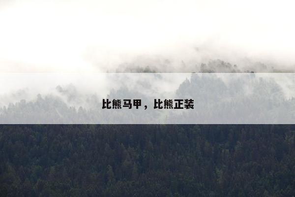 比熊马甲，比熊正装