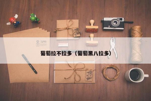 葡萄拉不拉多（葡萄黑八拉多）