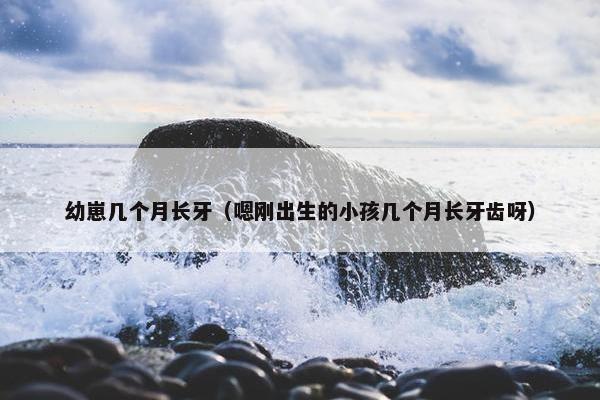 幼崽几个月长牙（嗯刚出生的小孩几个月长牙齿呀）