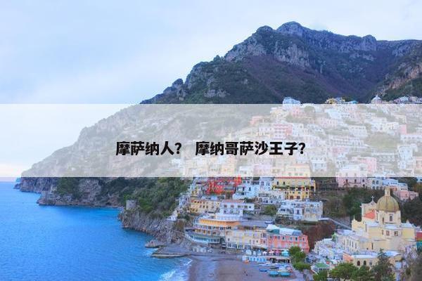 摩萨纳人？ 摩纳哥萨沙王子？